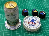4 Coasters 1 Holder
