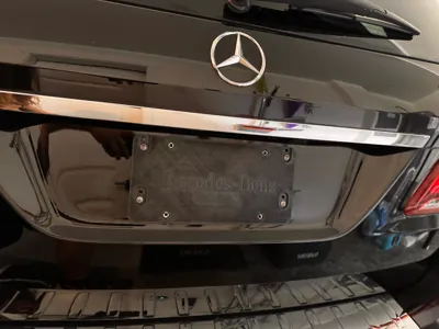 Mercedes License Plate Mount 