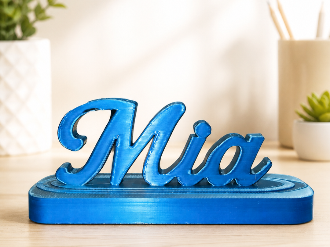 Custom Name Stand – Personalized Desk Decor