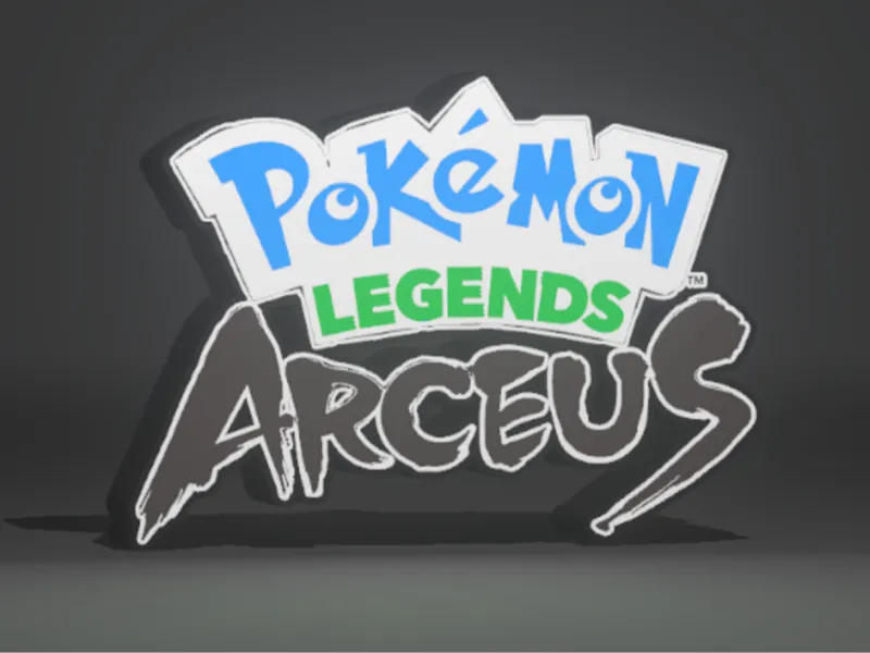 Pokemon Leyendas de Arceus Logo Lightbox