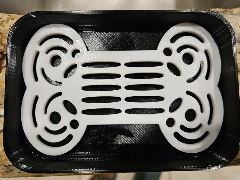 Dog Bone Sponge/Soap Tray