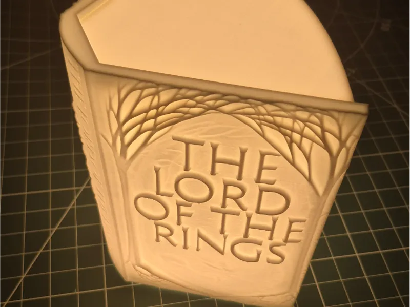 Lord Of The Rings Book Lamp