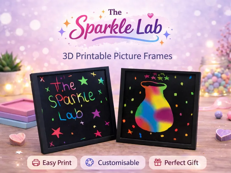 Sparkle Lab Scratch Art Frame 
