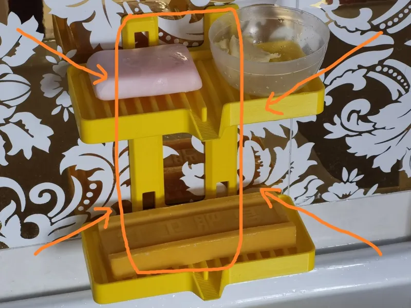 肥皂沥水盒支架