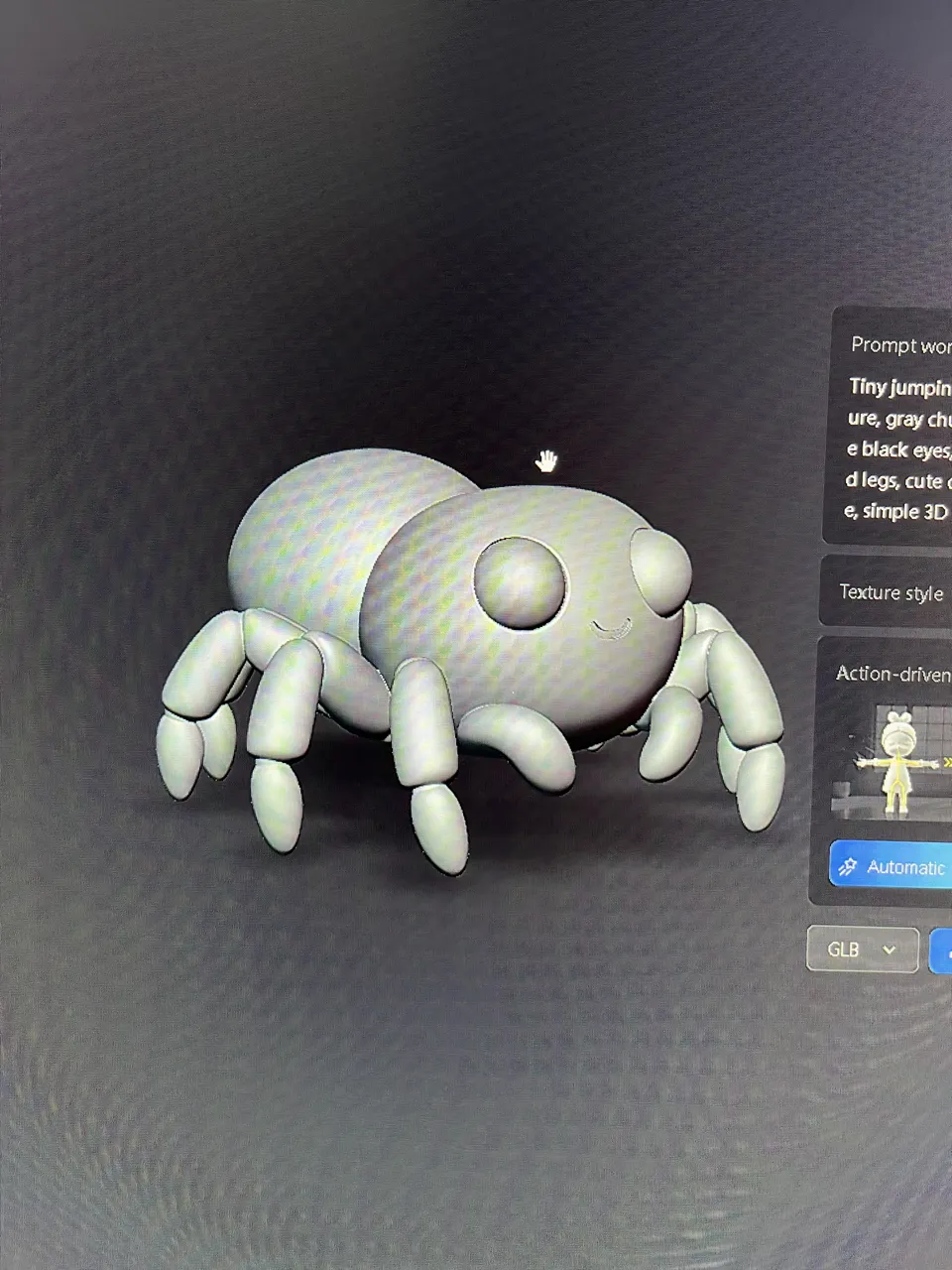 The world's smallest spider (Nozzle 0.4) view 2
