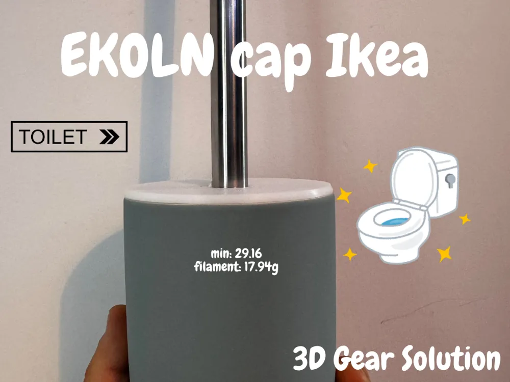 EKOLN Cap Ikea by 3D Gear Solution MakerWorld: Download Free 3D Models
