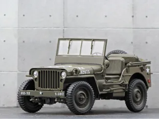 Willys Jeep Lithophane created using Maker Lab