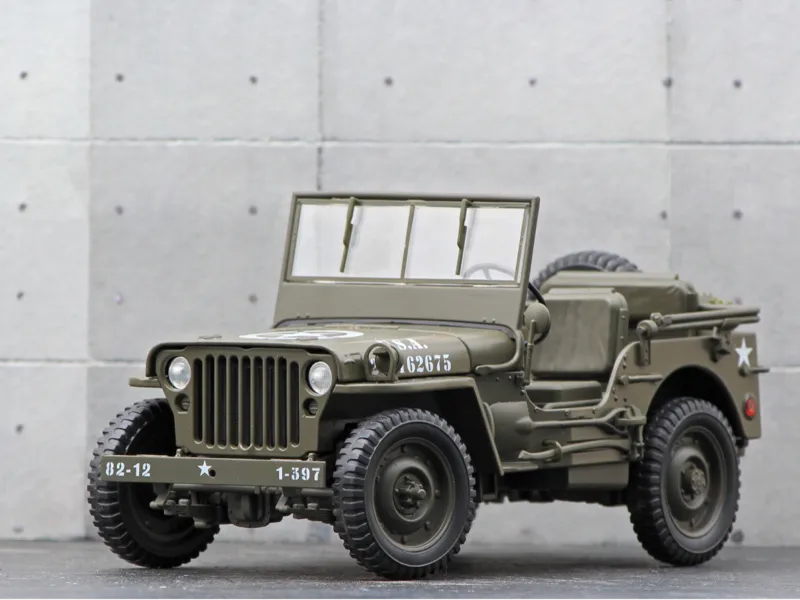 Willys Jeep Lithophane created using Maker Lab