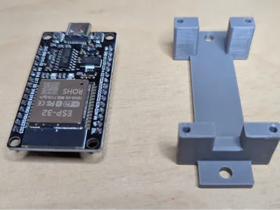 ESP32-WROOM mounting frame