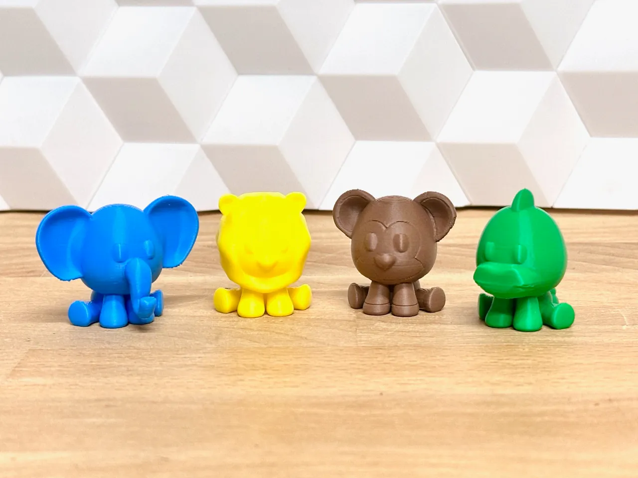 Minimals Safari Pack (elephant lion monkey croc) view 3
