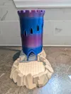 Extended 3-color version (top floor, stairs)