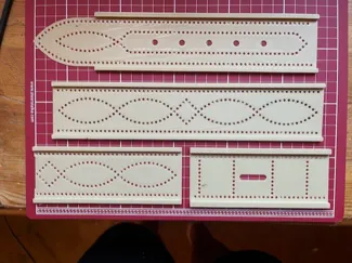 Gunslinger Belt Stitching Template – 45mm – 1.75in