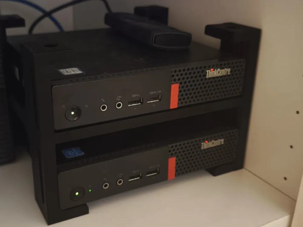 Lenovo Tiny 710q Mini double Rack by MindFck MakerWorld: Download Free ...