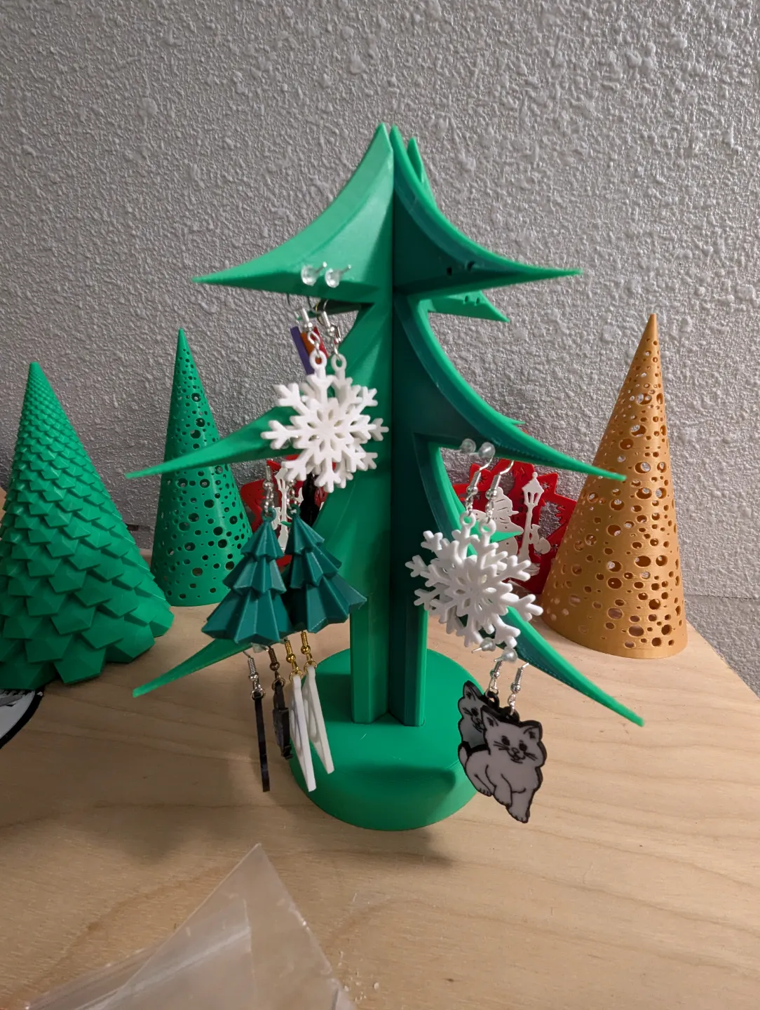Christmas Tree Earring Stand view 3