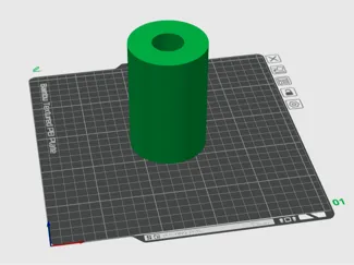 Cylinder with hole