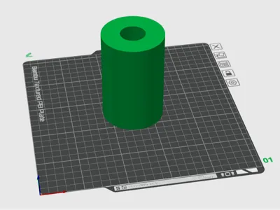 Cylinder with hole