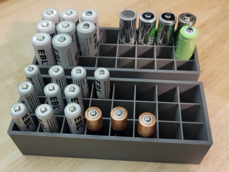 Battery Holder Storage - AA & AAA