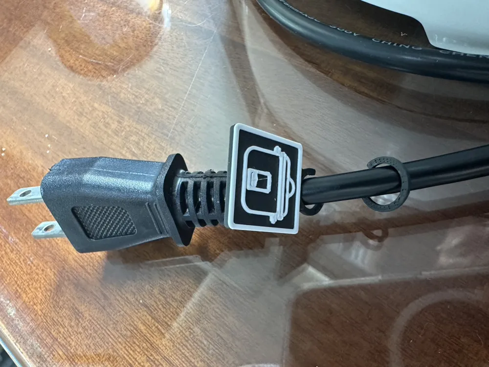 rice cooker plug label(2*5cm) - Free 3D Print Model - MakerWorld