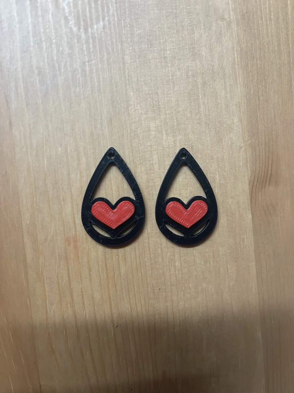 Heart Earrings view 2