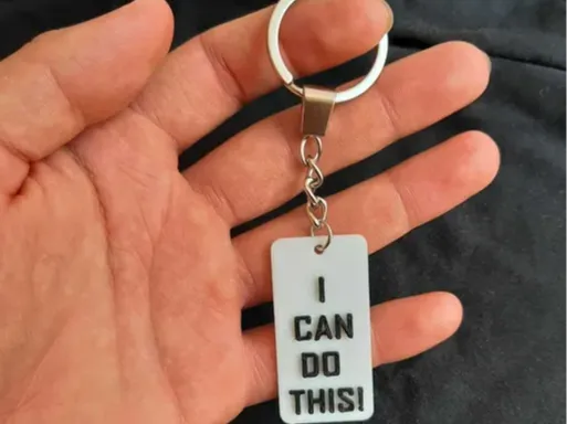 Motivation keychain