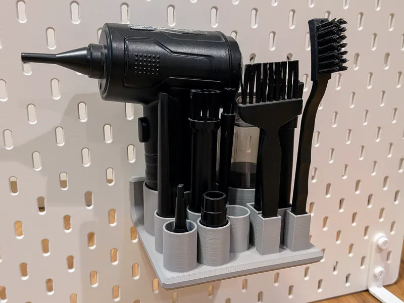 Compressed Air Duster/Vacuum Holder for Skadis