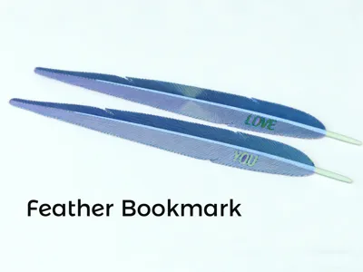 Feather Bookmark