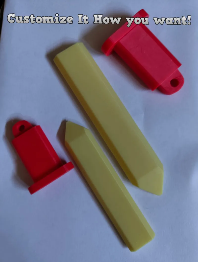 Cute little Katana keychain