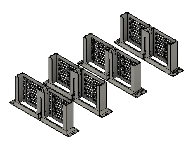 Minisforum ms-01 19-inch rack mount x2 - Free 3D Print Model - MakerWorld