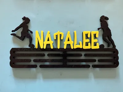 Natalee medal support football