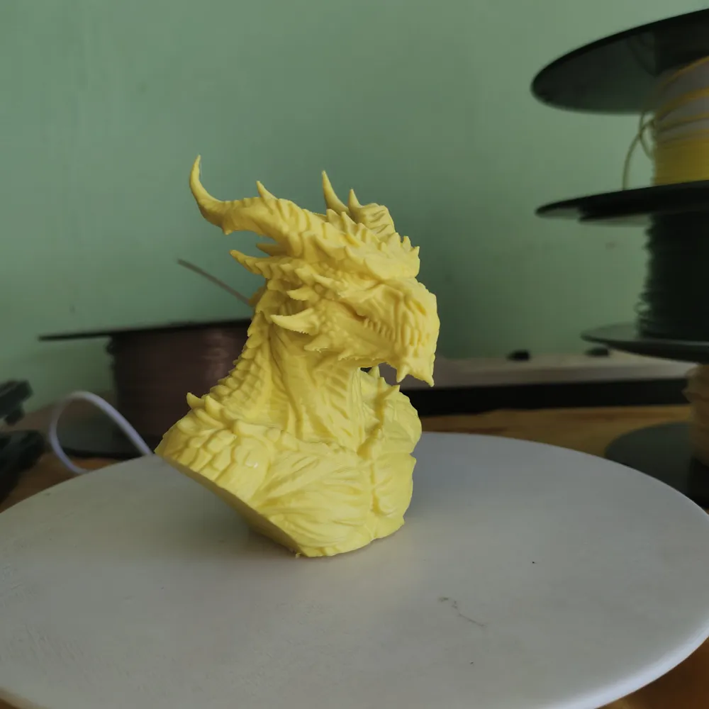 Dragon Bust 3D Print Model 331 - Free 3D Print Model - MakerWorld