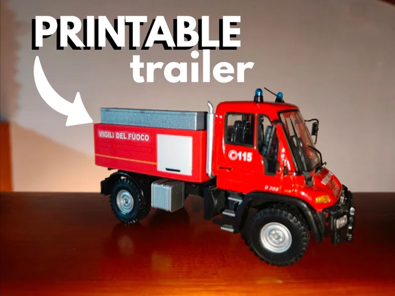 Fire Brigade Trailer|Rimorchio Vigili Camioncino