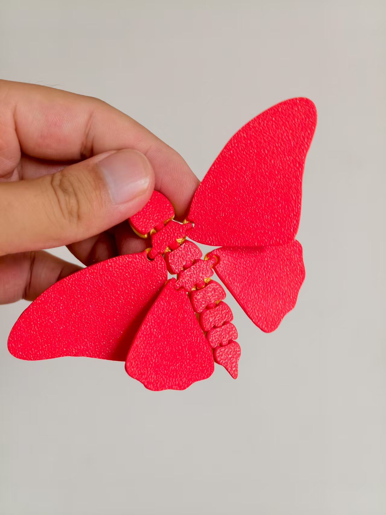 Miniatura 1 do modelo 3D 蝴蝶，无需支撑，儿童识物