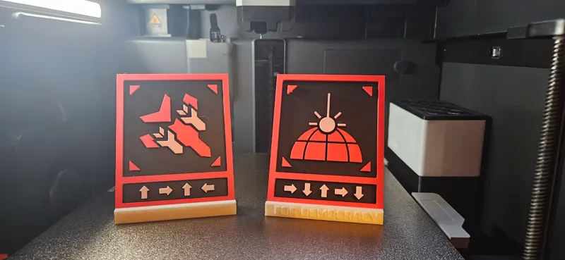 Helldivers 2 - Plaque Stand
