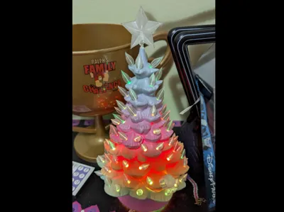 Classic Ceramic Style Christmas Tree