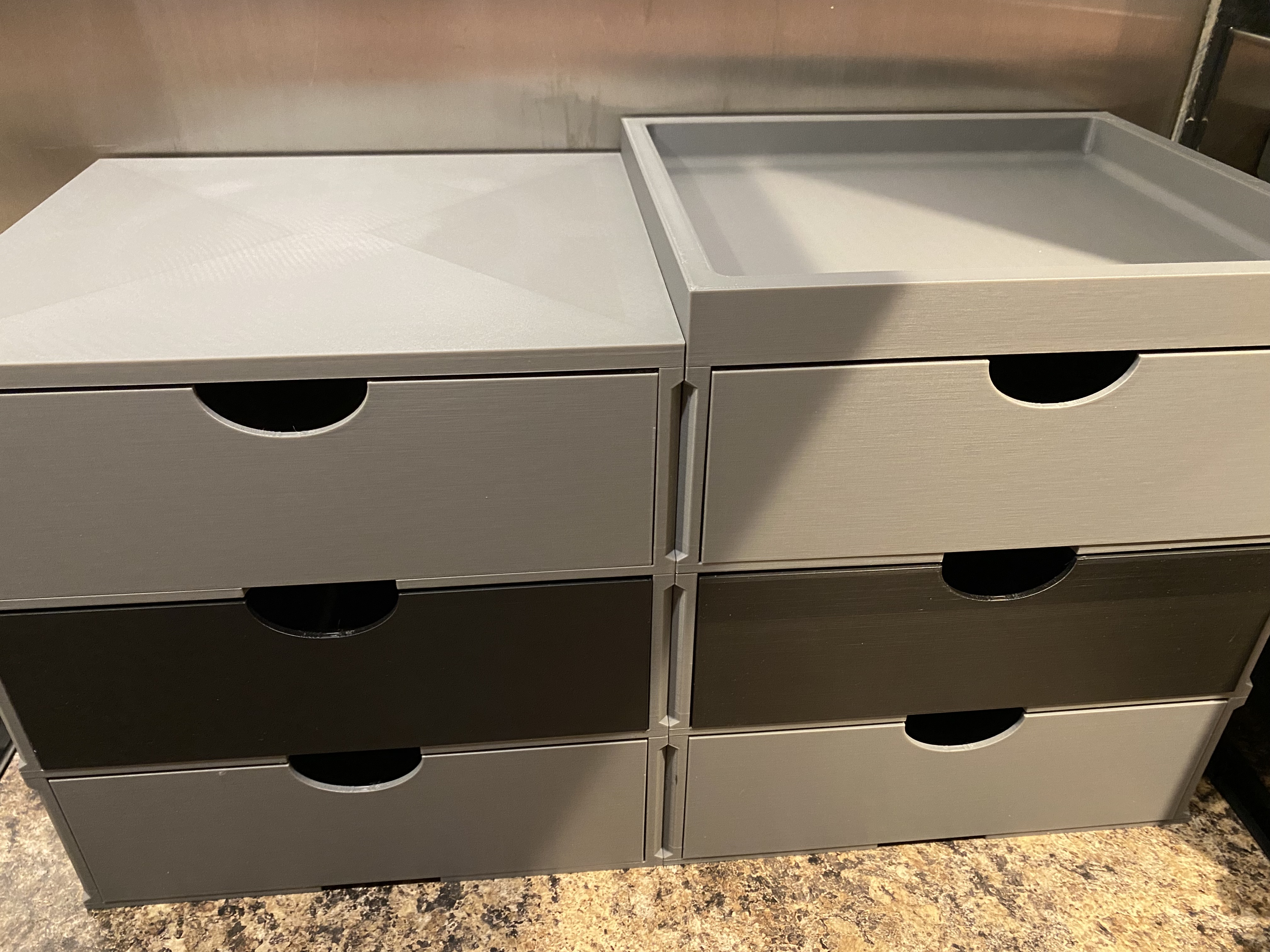 Miniatura 1 do modelo 3D Interlocking Rack Gridfinity Drawer Unit