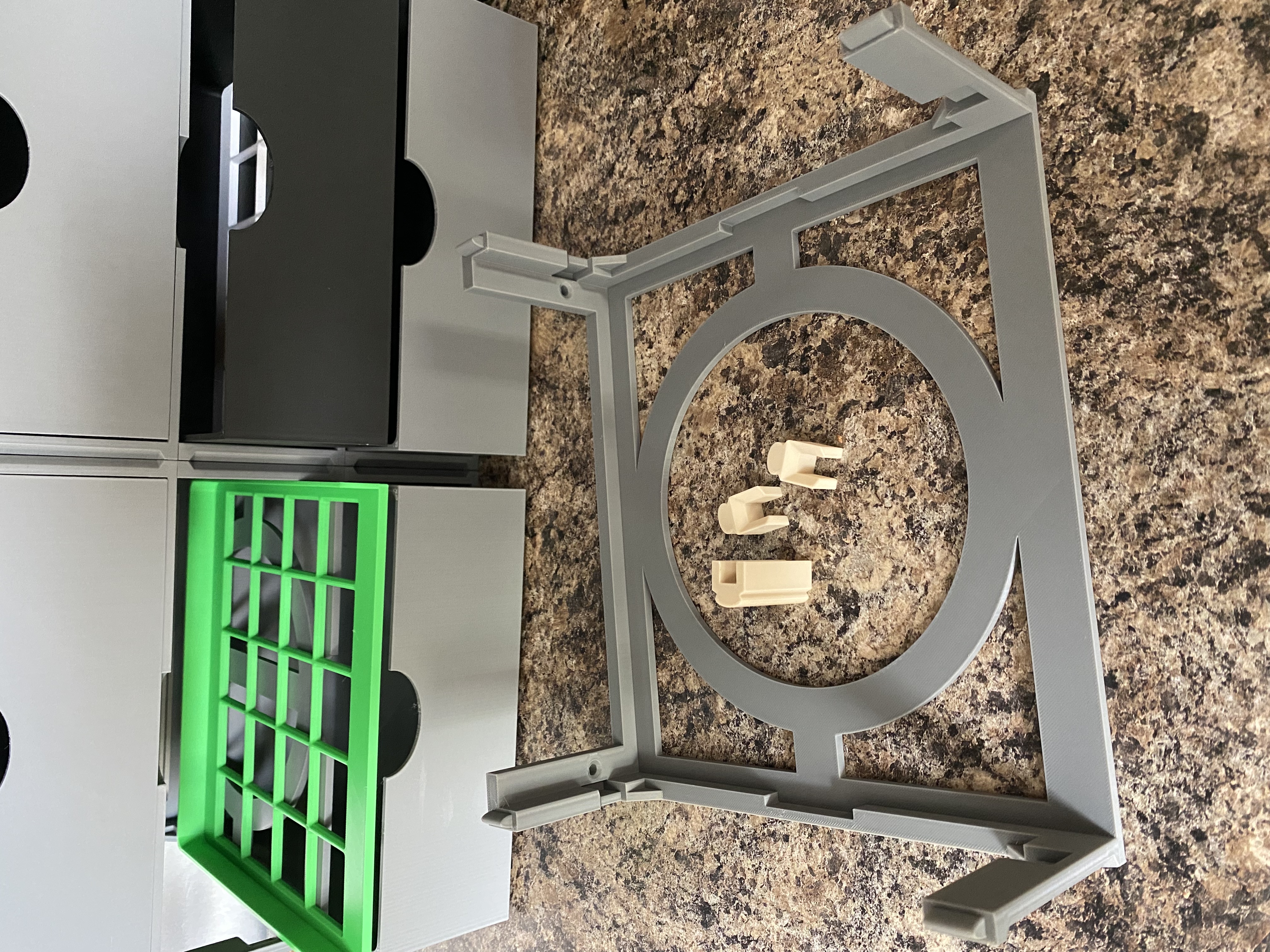 Miniatura 2 do modelo 3D Interlocking Rack Gridfinity Drawer Unit