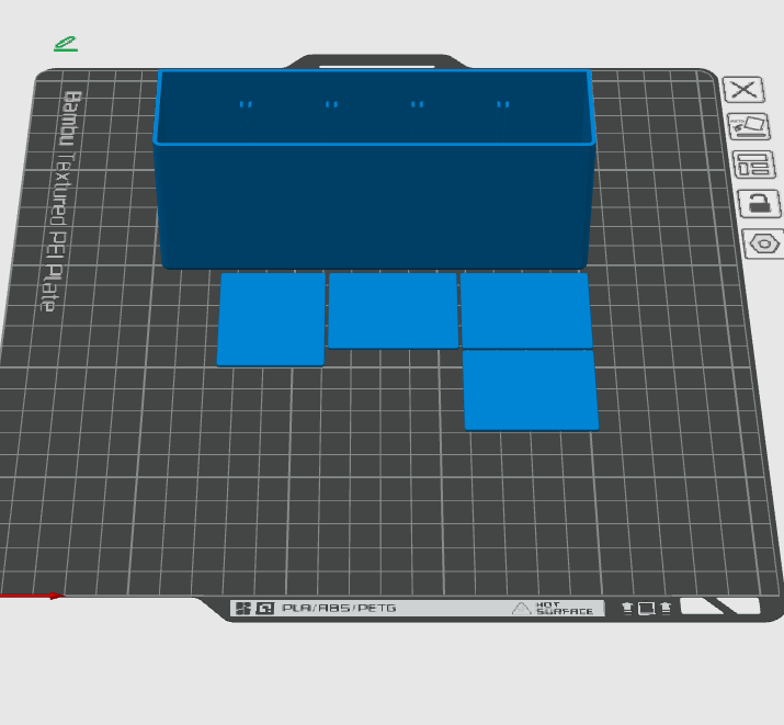 Miniatura 2 do modelo 3D 镜柜收纳盒