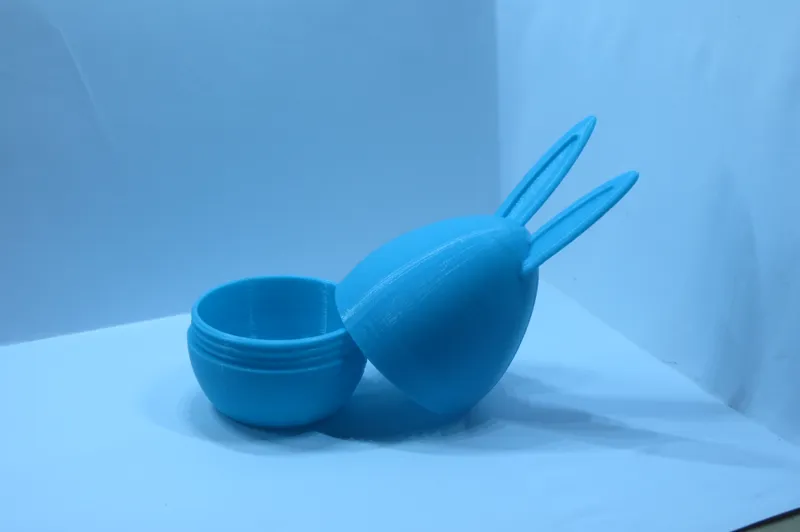 Easter egg with buny ears