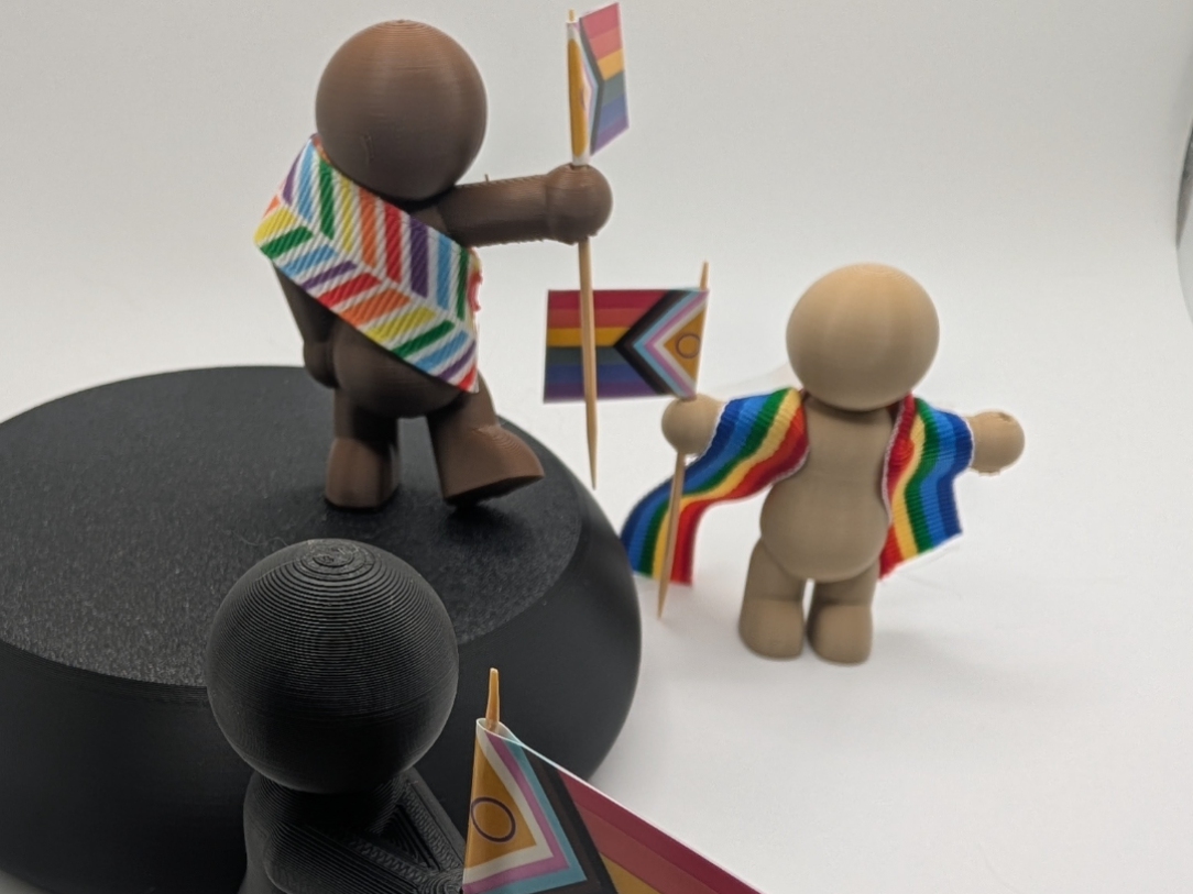 Meeples - Toothpick Flag Display Figures [Set 1]