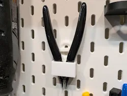 Skadis Wire Cutter and Pliers Holder