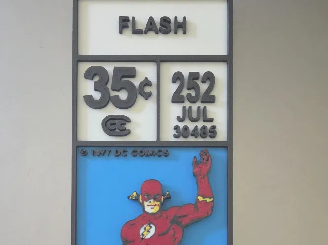Flash DC Corner Box Comic Art Decoration