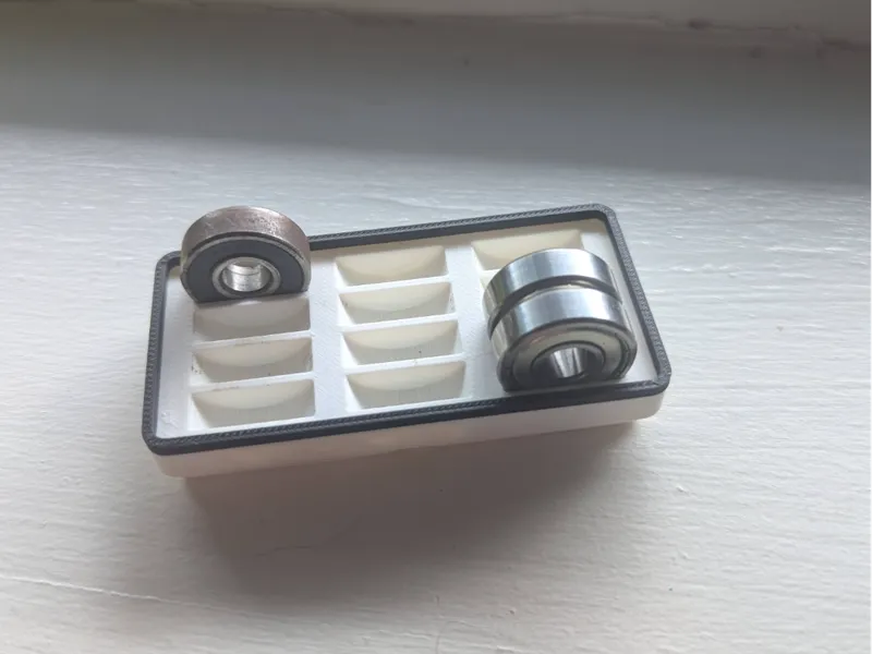 608ZZ Ball Bearing Gridfinity Storage - 2x1x2U