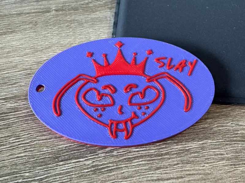 Slay Queen Ant Keychain