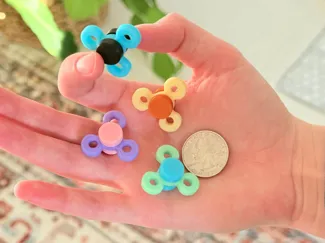 Mini Fidget Spinner - 2g & Easy Assembly