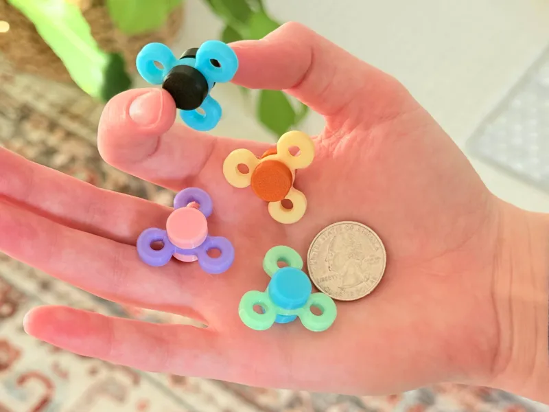 Mini Fidget Spinner - 2g & Easy Assembly