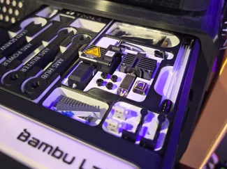 Gridfinity AMS Drawer – Dual Hotend Holder
