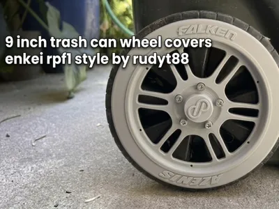 Enkei RPF! styled Trash can wheel covers