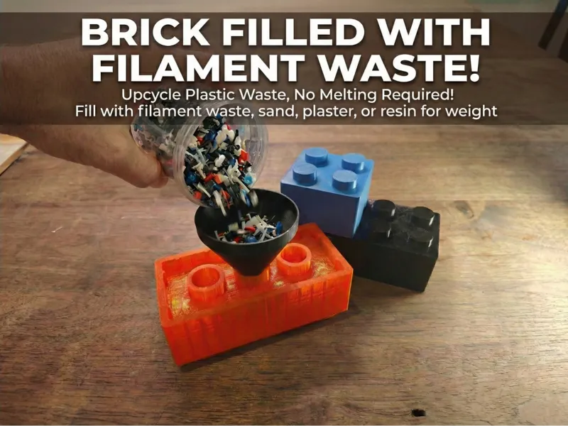 The Purge Brick: Stackable & Fillable