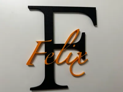 Lettering Felix
