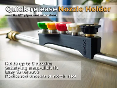 1/4" Quick-Release Nozzle Holder, 1/2" pipe